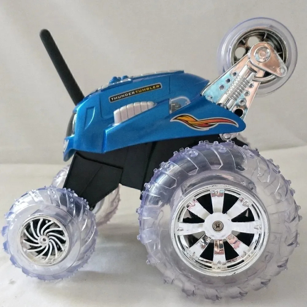 RC Car Thunder Tumbler Blue Hat BODY ONLY Replacement Parts Pieces Sharper Image